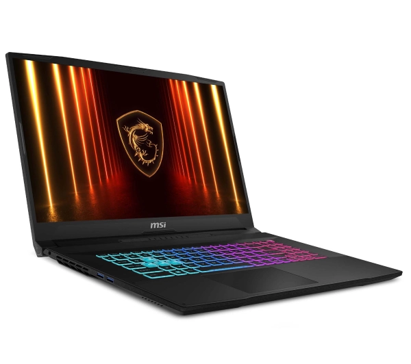 MSI Katana 17 HX B14WGK-036XPL 17,3" 240Hz i7-14650HX 16GB RAM 1TB Dysk SSD RTX5070 DLSS4 Czarny - Kup na Raty - RRSO 0%