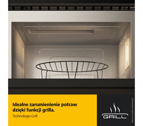 Whirlpool WMW57DHMX 45cm Crisp Grill Termoobieg Czarno srebrny - TRZECI -55%, ALBO 5-TY ZA 1ZŁ - Kup na Raty - RRSO 0%