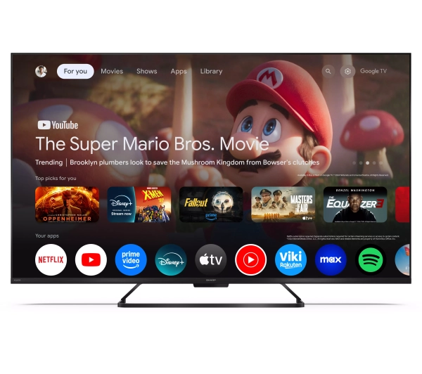 Sharp 55HR7765E 55" QLED 4K 144Hz Google TV Funkcje AI Dolby Vision IQ Dolby Atmos DTS-X HDMI 2.1 DVB-T2 - Kup na Raty - RRSO 0%