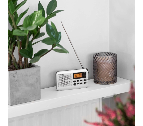 Kruger & Matz KM0819 FM Srebrny