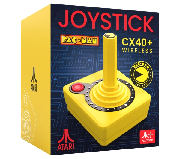 Atari CX40+ Pac-Man Edition do Atari 2600+ / 7800+ Bezprzewodowy Żółty
