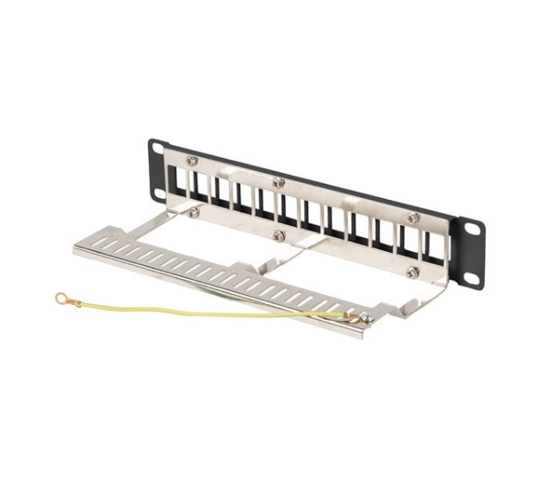 Lanberg PPKS-9212-B PUSTY 12 PORT 1U 10" FTP