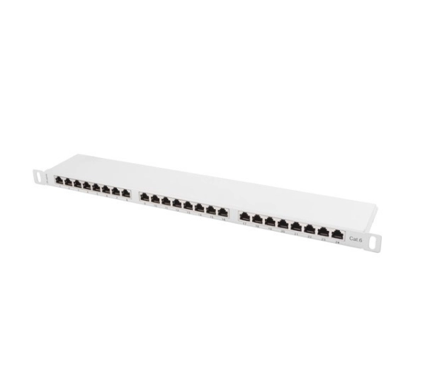 Lanberg PPS6-0024-S 24 PORT 0.5U 19" KAT.6 FTP Szary