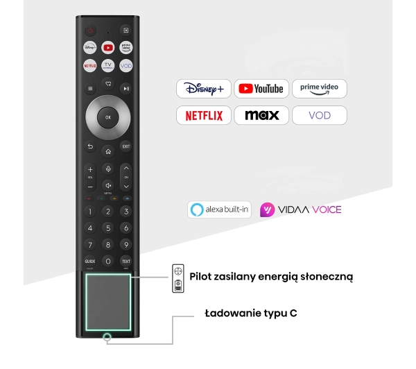 Hisense 65U8Q 65" ULED MiniLED 4K 165Hz Smart TV Funkcje AI Dolby Vision Dolby Atmos HDMI 2.1 DVB-T2 - Kup na Raty - RRSO 0%