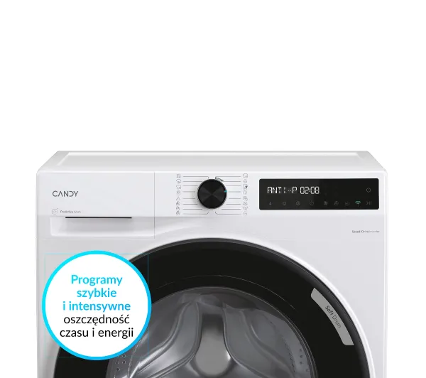 Candy ProWash 500 BR 49BL8-S Funkcje AI 9kg 1400obr/min Zdalne starowanie - TRZECI -55%, ALBO 5-TY ZA 1ZŁ - Kup na Raty - RRSO 0%