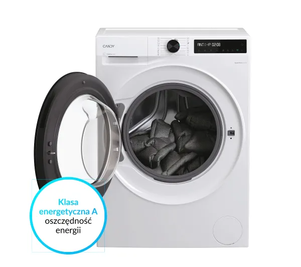 Candy ProWash 500 BR 49BL8-S Funkcje AI 9kg 1400obr/min Zdalne starowanie - TRZECI -55%, ALBO 5-TY ZA 1ZŁ - Kup na Raty - RRSO 0%