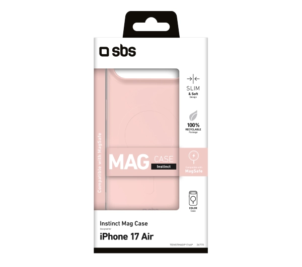 SBS Instinct Mag do iPhone 17 Air Różowy