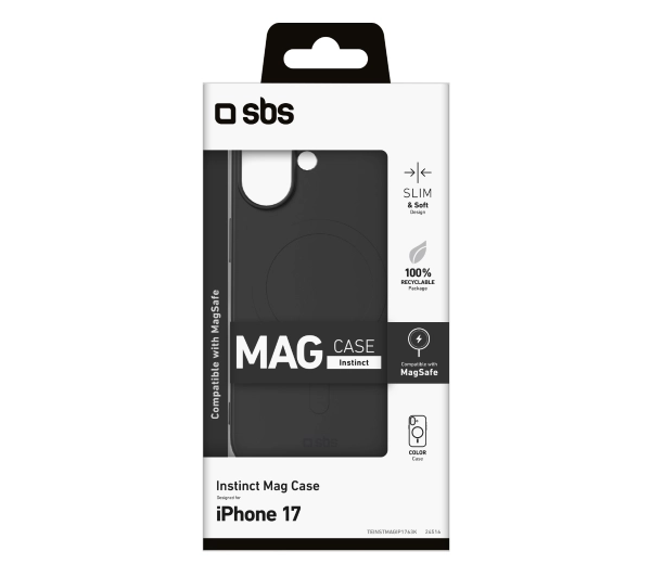 SBS Instinct Mag do iPhone 17 Czarny