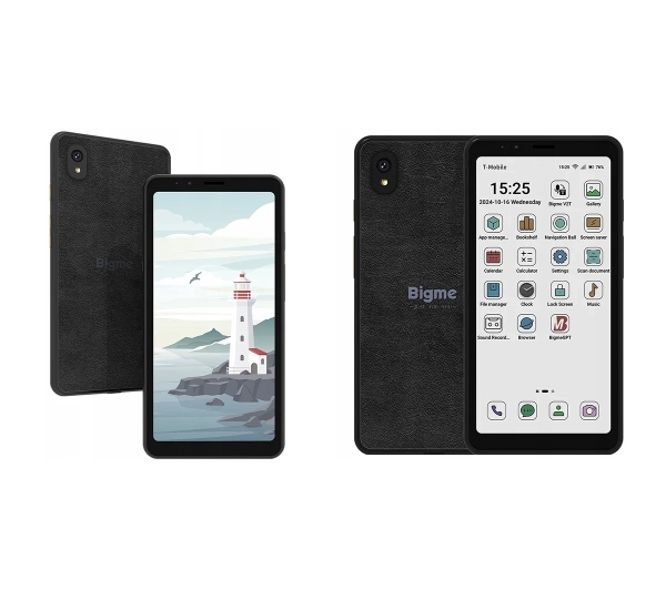 Czytnik e-booków BIGME Hibreak CL 5.84", Podświetlany ekran, Wi-Fi Czarny