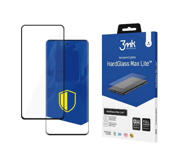 3mk HardGlass Max Lite Black do Xiaomi 12 Lite