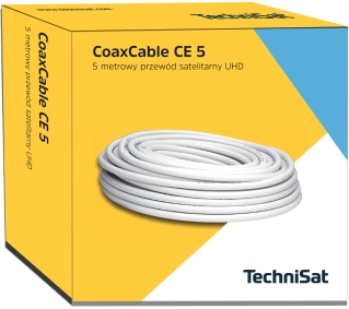 TechniSat 0005/7831 CoaxCable CE 5m Biały