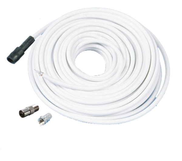 TechniSat 0020/7831 CoaxCable CE uHD 20m Biały