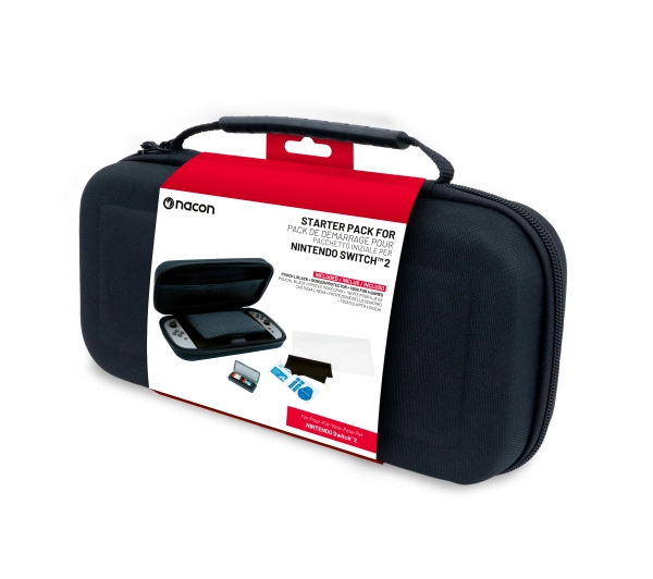 Nintendo Switch 2 Joy-Con Czarny + Mario Kart World + Nacon Starter Pack - Kup na Raty - RRSO 0%