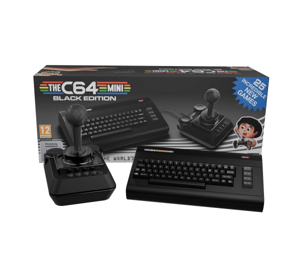 Konsola PLAION The C64 mini - Black Edition Czarny