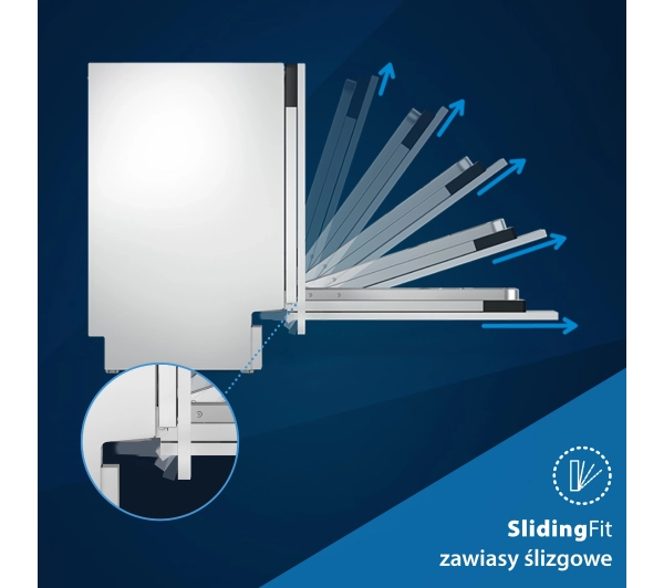 Beko bPro500 BDIN37541WP Funkcje AI PowerIntense SuperiorDry 59,8cm Automatyczne otwieranie drzwi Szuflada na sztućce - Kup na Raty - RRSO 0%