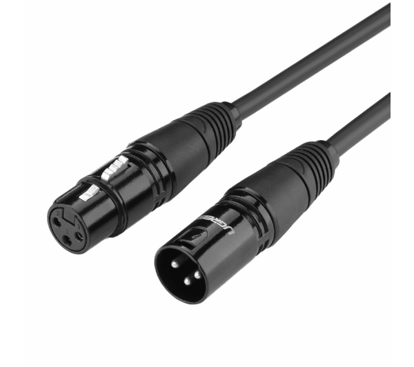 UGREEN AV130  Przedłużacz do mikrofonu 3m Czarny
