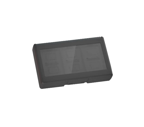 Yaxo YGSSGC01B Storage Set na 24 gry do Nintendo Switch / Switch 2 Techno Black