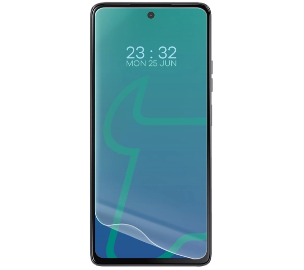 Bizon elastyczne etui Salpa + 2x folia na ekran Clear Pack do Motorola Moto G75 5G