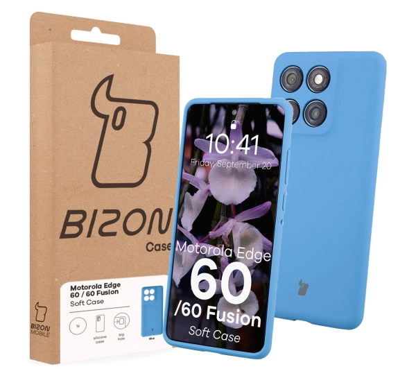 Bizon Soft do Motorola Edge 60 Fusion / Motorola Edge 60 Niebieski
