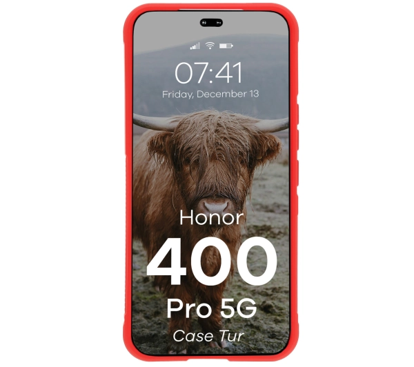 Bizon Tur do Honor 400 Pro 5G Czerwony