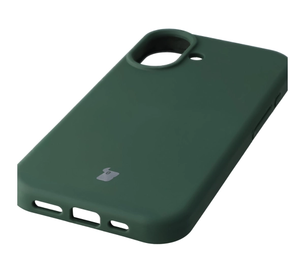 Bizon Silikonowe Soft do Apple iPhone 17 Ciemnozielony