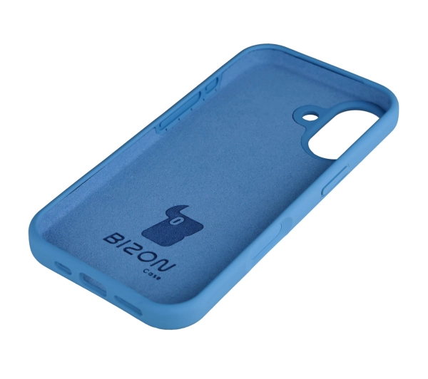 Bizon Silikonowe Soft do Apple iPhone 17 Niebieski