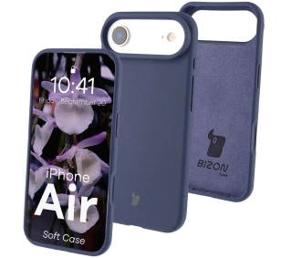 Bizon Silikonowe Soft do Apple iPhone Air Granatowy