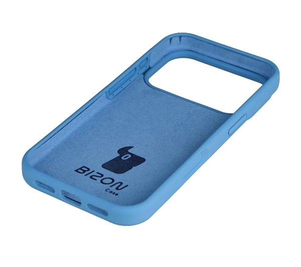 Bizon Silikonowe Soft do Apple iPhone 17 Pro Niebieski