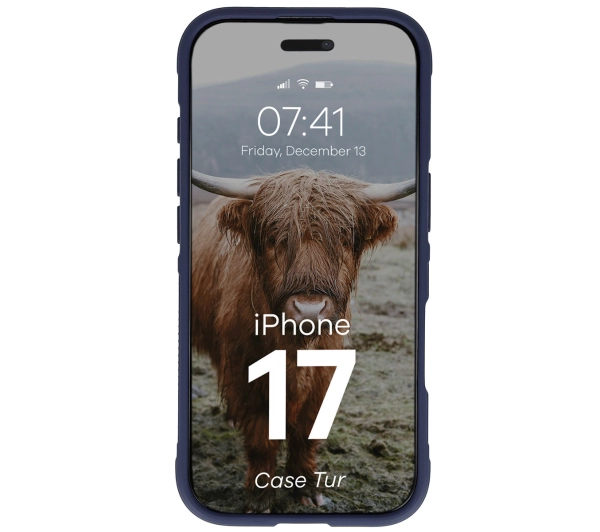 Bizon Tur do Apple iPhone 17 Granatowy