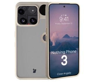 Bizon Angelo do Nothing Phone (3) z beżową ramką
