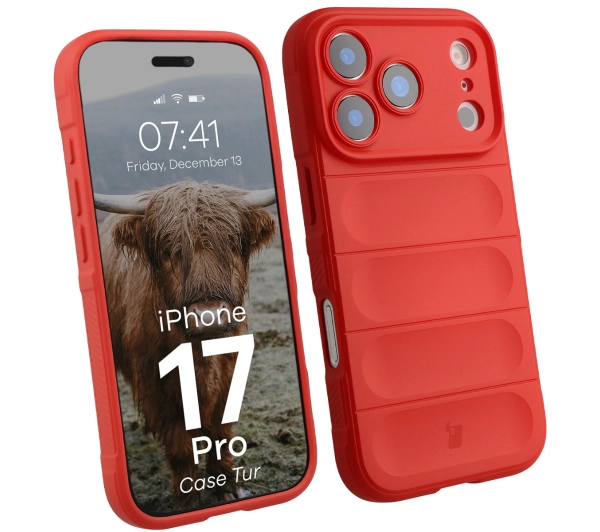 Bizon Tur do Apple iPhone 17 Pro Czerwony