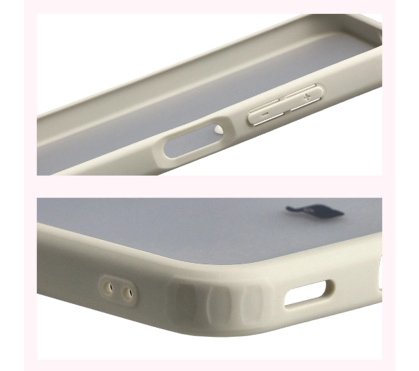 Bizon Angelo do Samsung Galaxy A17 5G Grey z beżową ramką