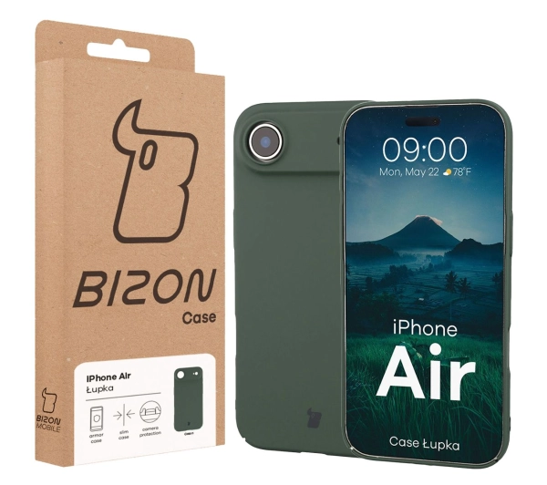 Bizon Łupka do Apple iPhone Air Zielony