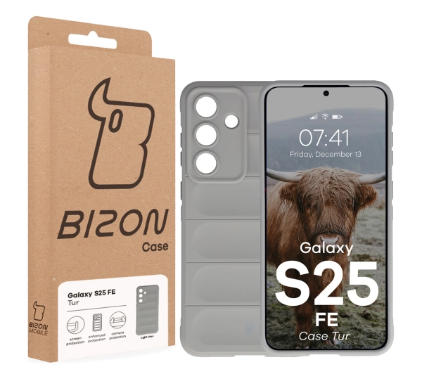 Bizon Tur do Samsung Galaxy S25 FE Szary