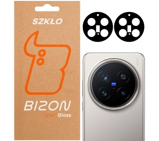 Bizon na aparat Silk Lens do Vivo X200 Pro czarny 2 sztuki