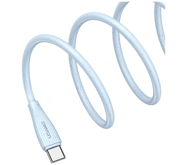 USAMS Green Series 60W USB-C do USB-C 1m Niebieski