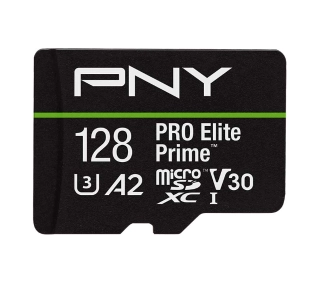 PNY PRO Elite Prime microSDXC 128GB 200/150 MB/s Class 10 U3 V30 A2