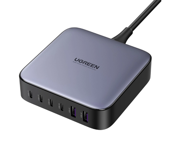 UGREEN CD271 2xUSB-A, 4xUSB-C, GaN, 200W Czarny