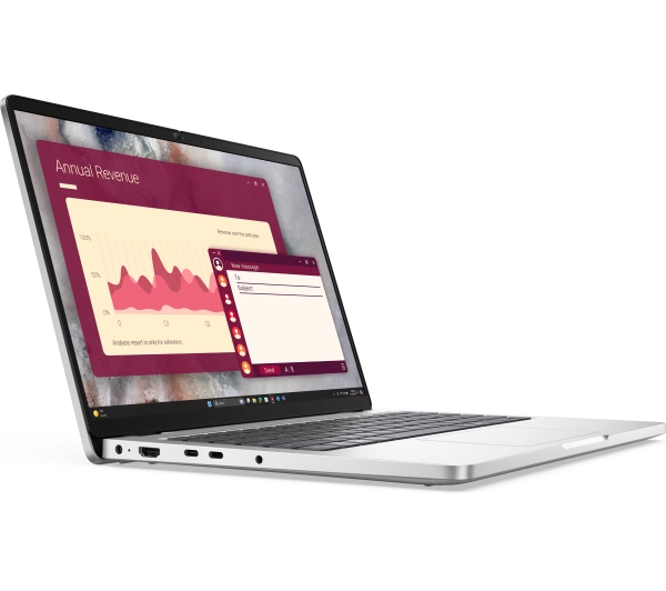 Dell Pro 14 PC14250 14" Core 3 100U 8GB RAM 512GB Dysk SSD Win11 Pro Srebrny Funkcje AI - Kup na Raty - RRSO 0%