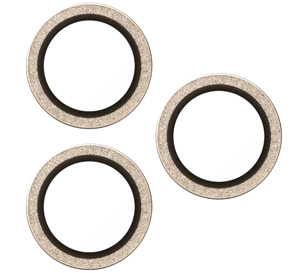 PanzerGlass Hoops Glitter do iPhone 17 Pro / 17 Pro Max / 16 Pro / 16 Pro Max Złoty