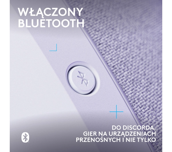 Logitech G321 LIGHTSPEED Nauszne Biały