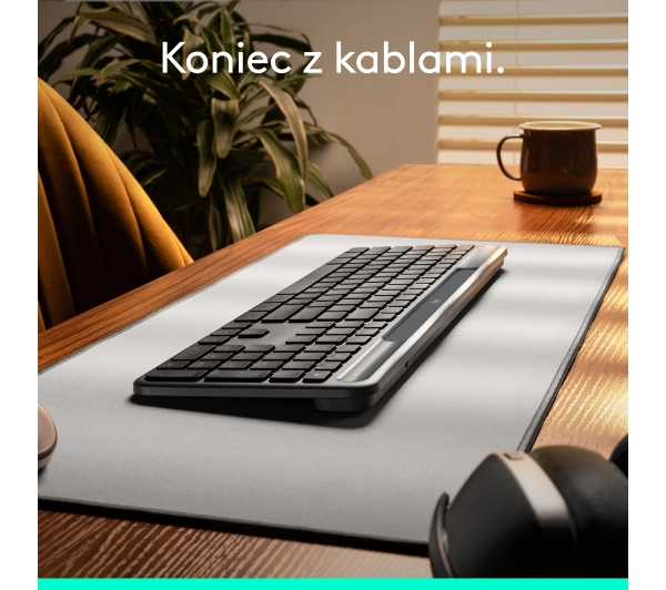 Logitech Signature Slim Solar+ Grafitowy - Kup na Raty - RRSO 0%