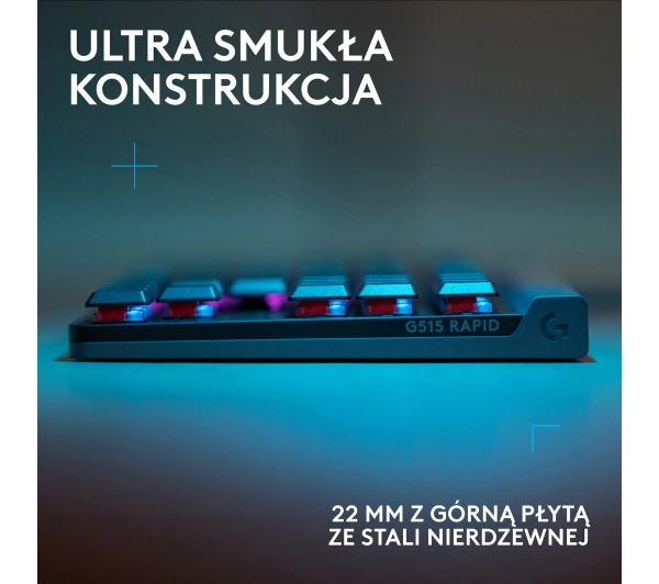 Logitech G515 Rapid TKL Czarny - Kup na Raty - RRSO 0%