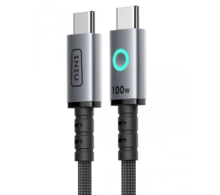INIU Leopard USB-C do USB-C 100W 2m Szary - ⚡ EURO HIT CENOWY! ⚡