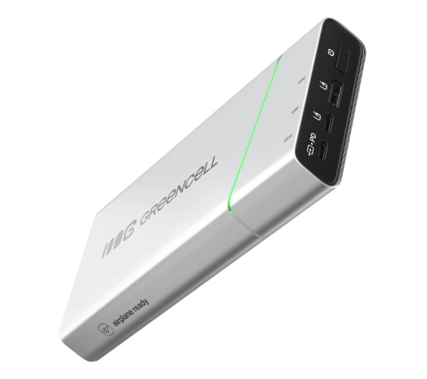 Green Cell PBPLGC20P PowerPlay Pro 20800mAh 65W Srebrny