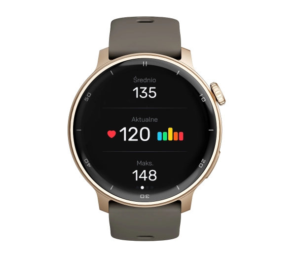 STELIO Activ Funkcje AI 46mm GPS Złoty