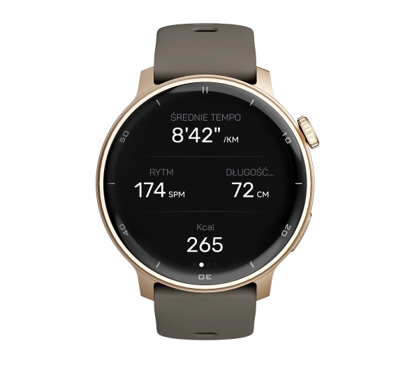 STELIO Activ Funkcje AI 46mm GPS Złoty