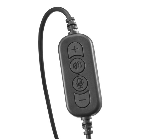 Hama HS-USB300 V2  Biurowe USB-C Nauszne Czarny