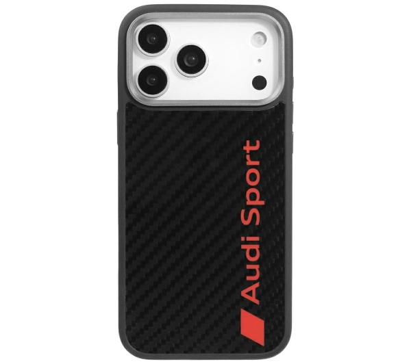 Etui AUDI R8 Carbon Fiber MagSafe do Apple iPhone 17 Pro Max Czarny