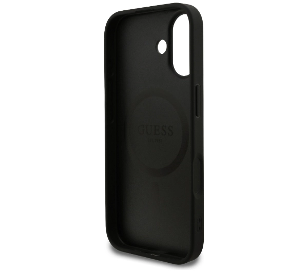 Guess 4G Ring Classic Logo MagSafe do iPhone 17 czarny